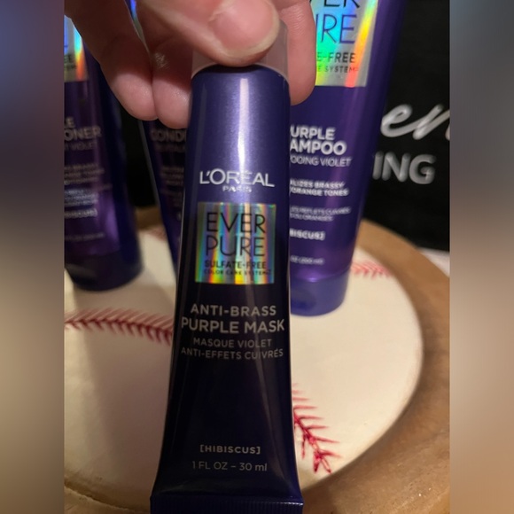 3-LoReal Ever Pure PURPLE SHAMPOO PURPLE CONDITIONER 4 TONING BLONDE BLEACH HAIR - Picture 12 of 13